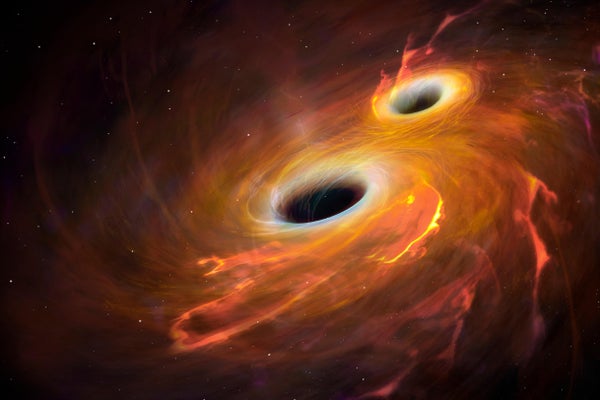 two black holes