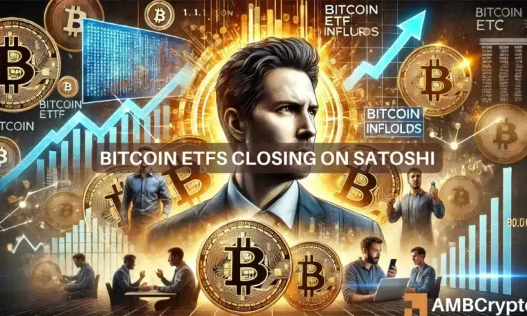 Bitcoin ETFs closing on Satoshi 1000x600