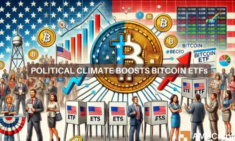 Political climate boosts Bitcoin ETFs 1000x600