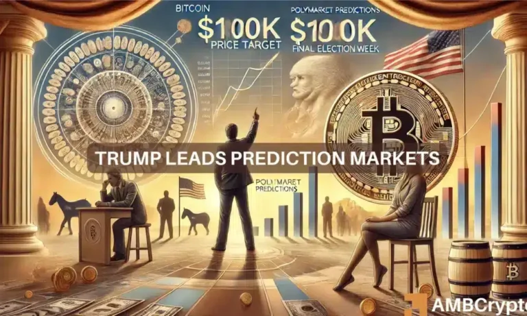 Trump leads prediction markets 1000x600