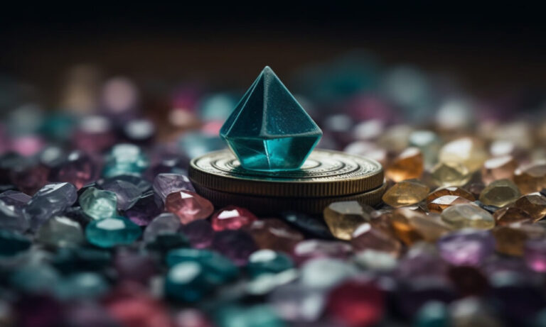 shiny gemstone jewelry symbolizes wealth luxury generated by ai 1000x600